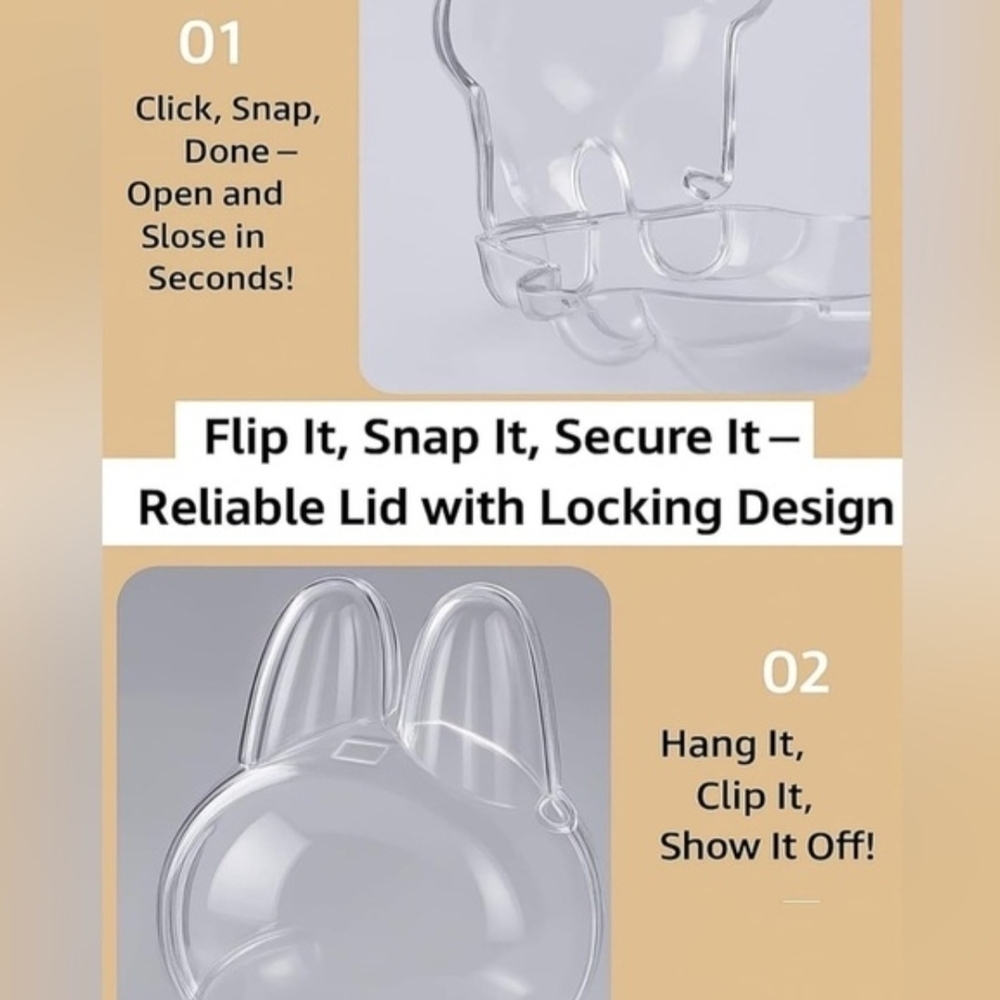 Clear Acrylic Labubu Case - Picture 4 of 4